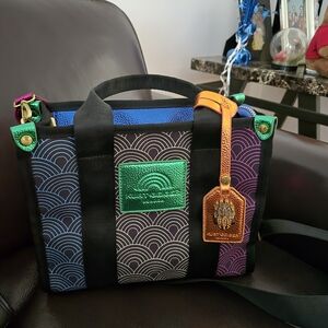 Kurt Geiger Colorful Patterned Tote Bag / Crossbody
